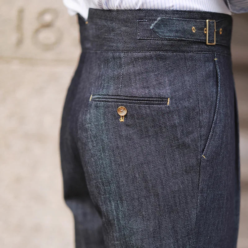 Pantalon Jean Taille Haute