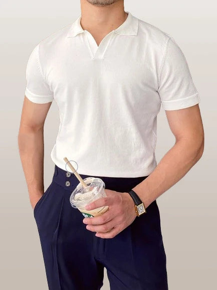 Polo sans bouton