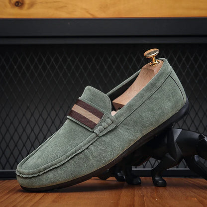 Chaussure Bateau en Daim