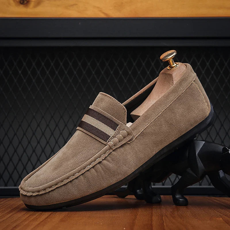 Chaussure Bateau en Daim