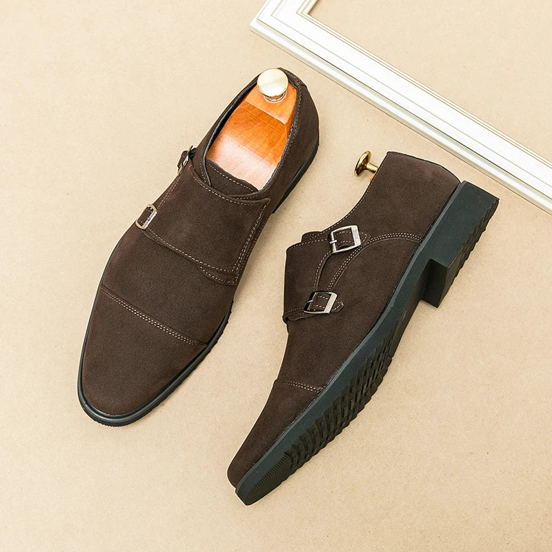 Chaussures à Double Boucle