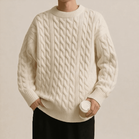 Pull Col Roulé Homme En Laine