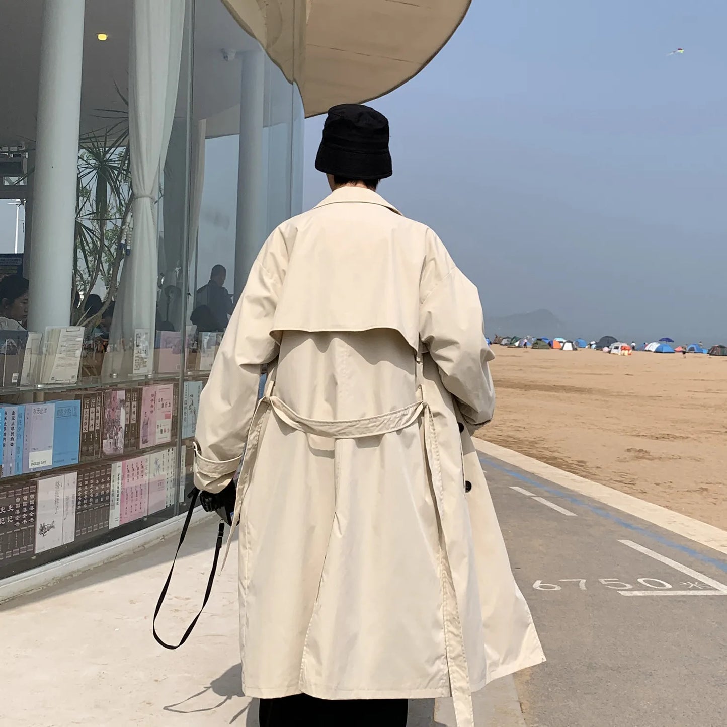 Long Trench Coat Homme