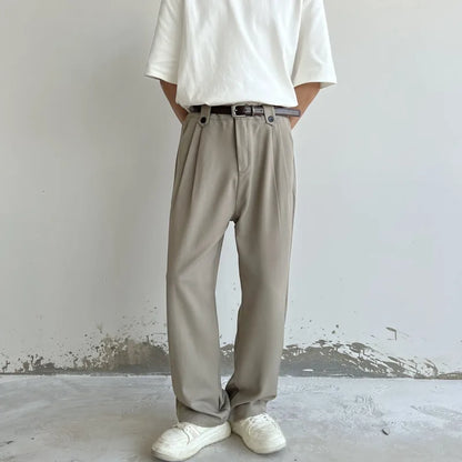 Pantalon Taille Haute à Pince