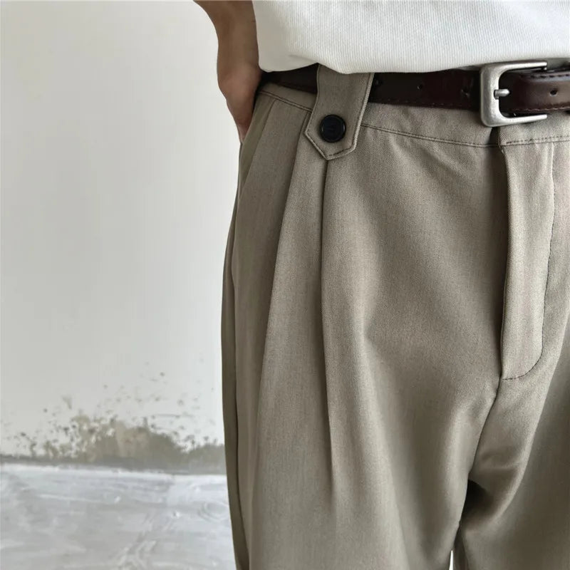 Pantalon Taille Haute à Pince