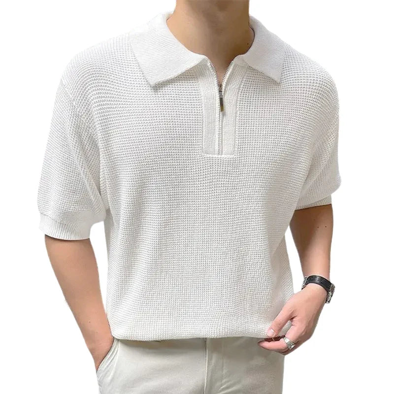 Polo Zip Homme