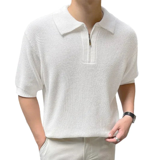 Polo Zip Homme