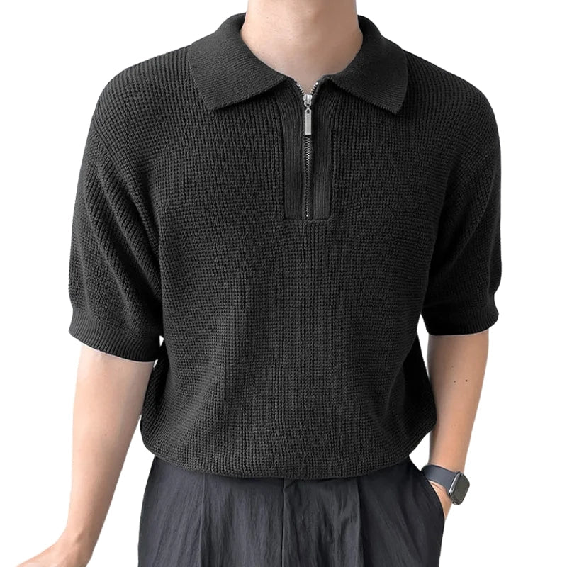 Polo Zip Homme