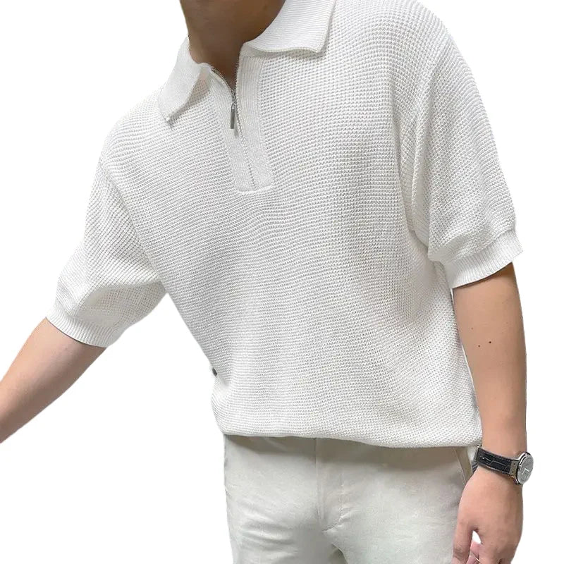 Polo Zip Homme