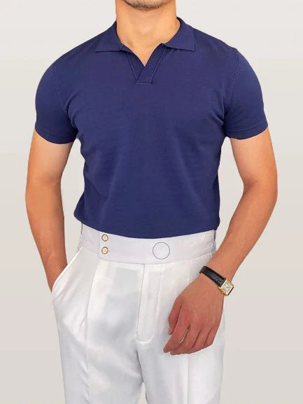 Polo sans bouton