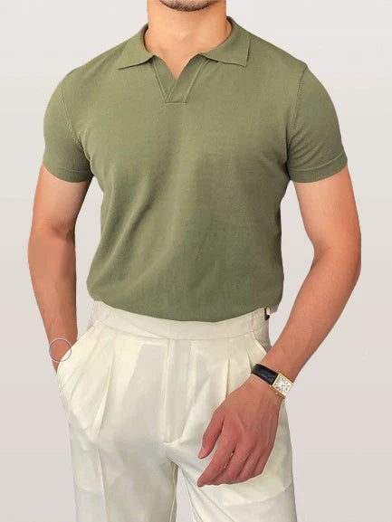 Polo sans bouton