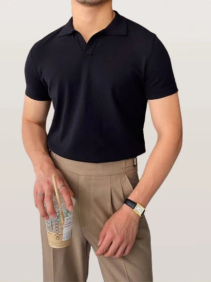 Polo sans bouton