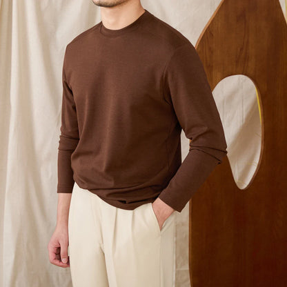 T shirt manche longue col rond