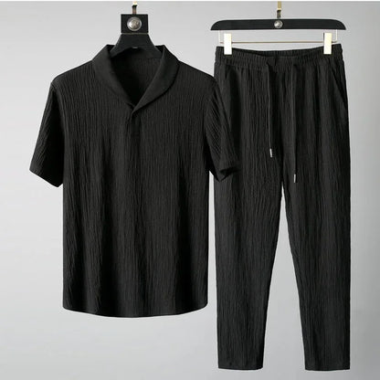 Ensemble Noir Lin homme