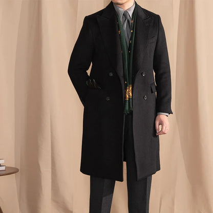Trench coat noir homme