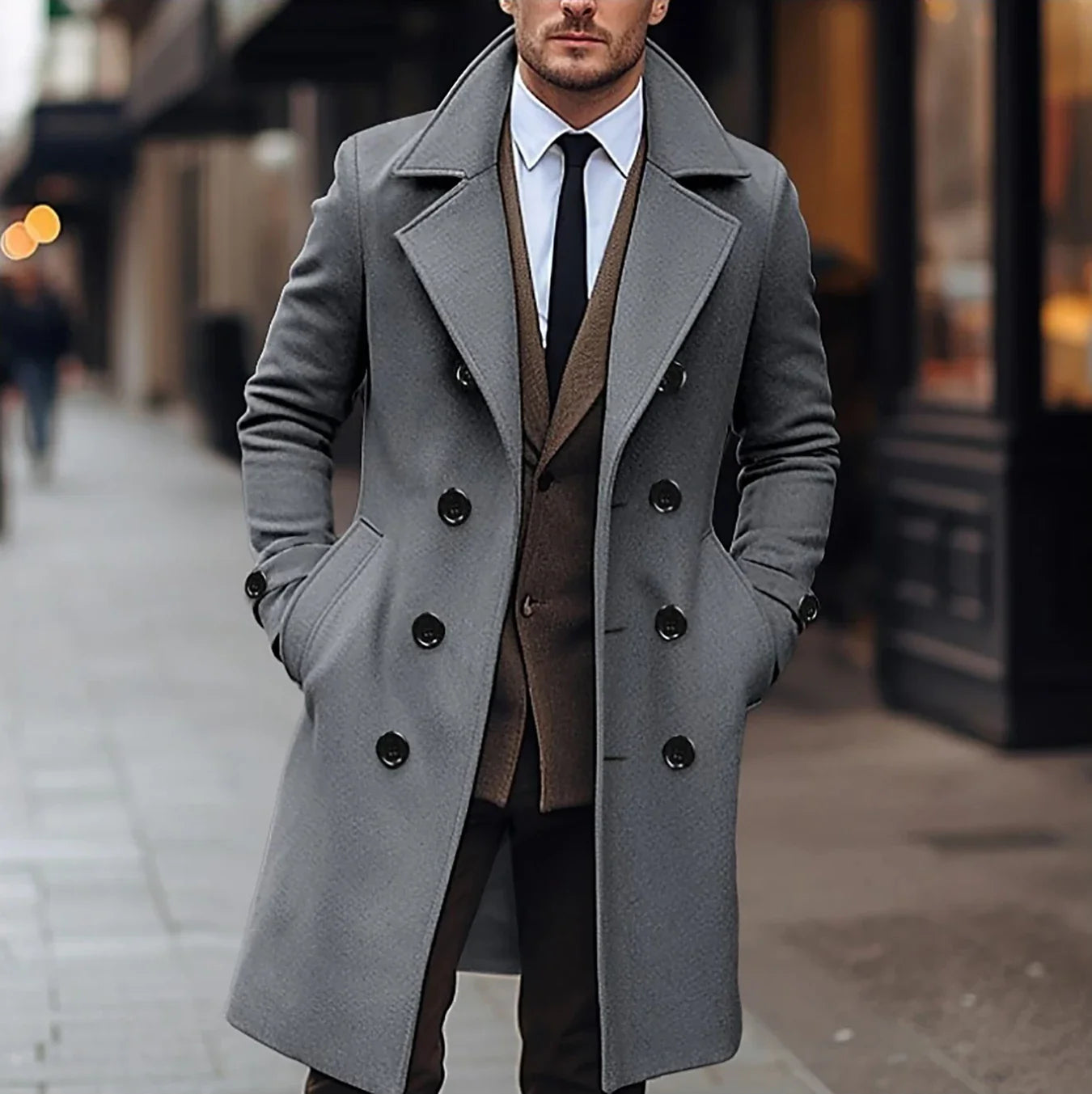 Trench coat Old money homme