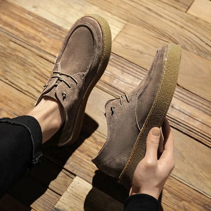 Suede sneakers