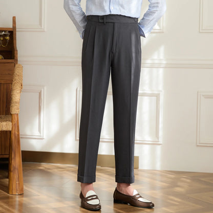 Pantalon costume homme rayé