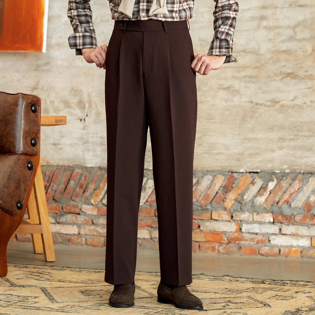Pantalon costume homme oversize