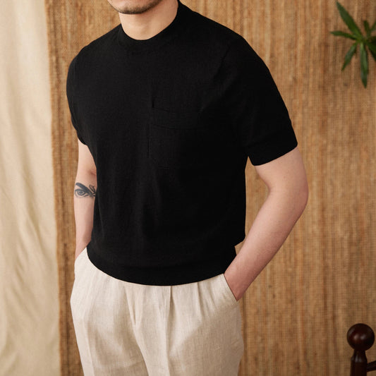 T Shirt Lin Noir
