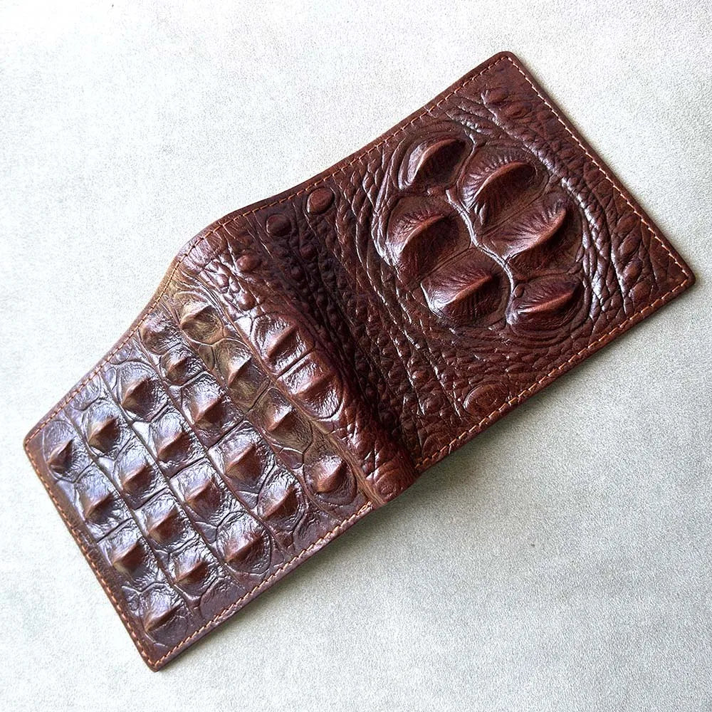 Portefeuille en crocodile homme