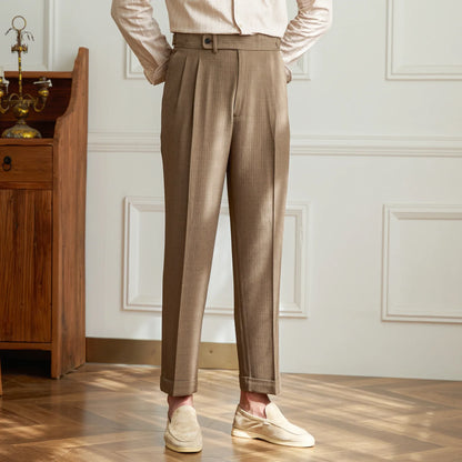 Pantalon costume homme rayé