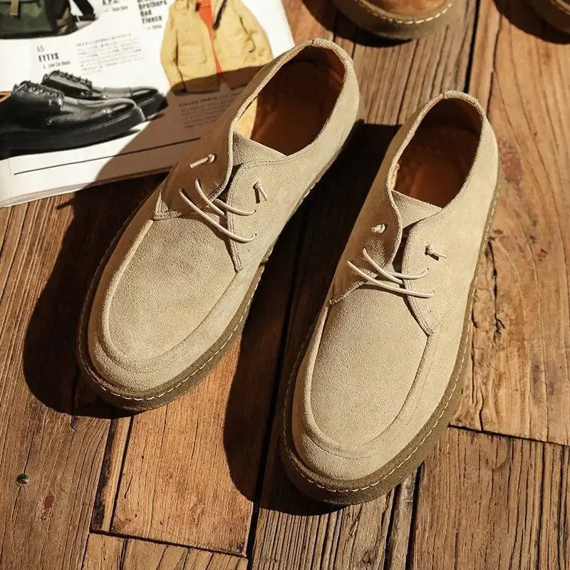 Suede sneakers